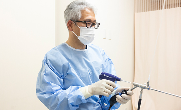子宮鏡手術の専門医が執刀